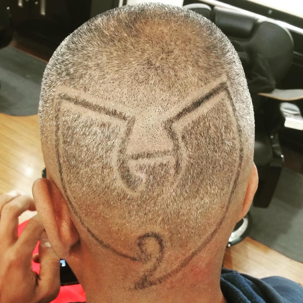 Freestyle hair design by DK, example 8