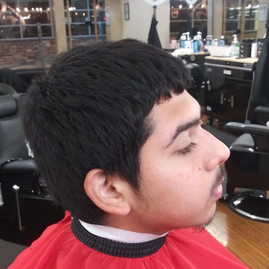 Taper, before the cut, side view
