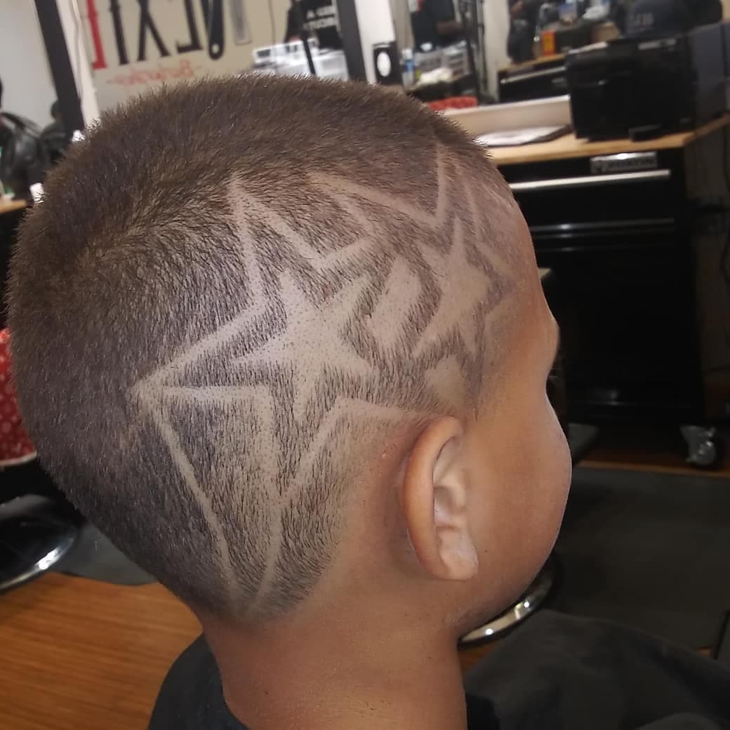 Freestyle hair design by DK, example 1