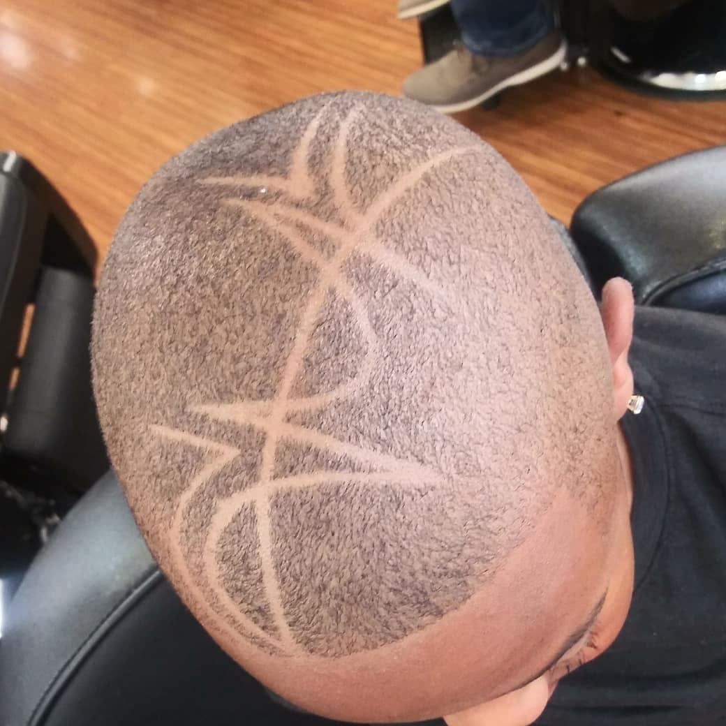 Freestyle hair design by DK, example 10