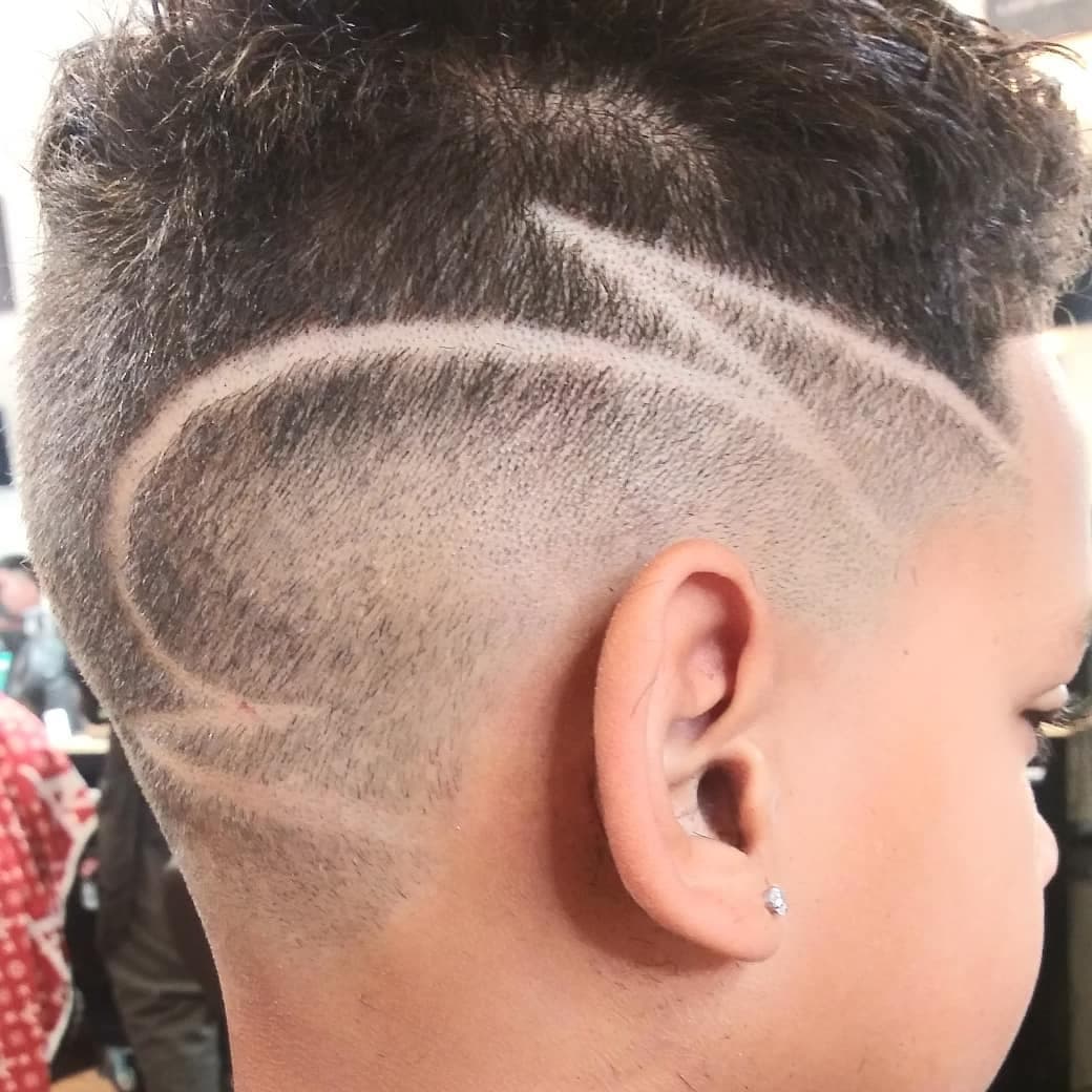 Freestyle hair design by DK, example 2