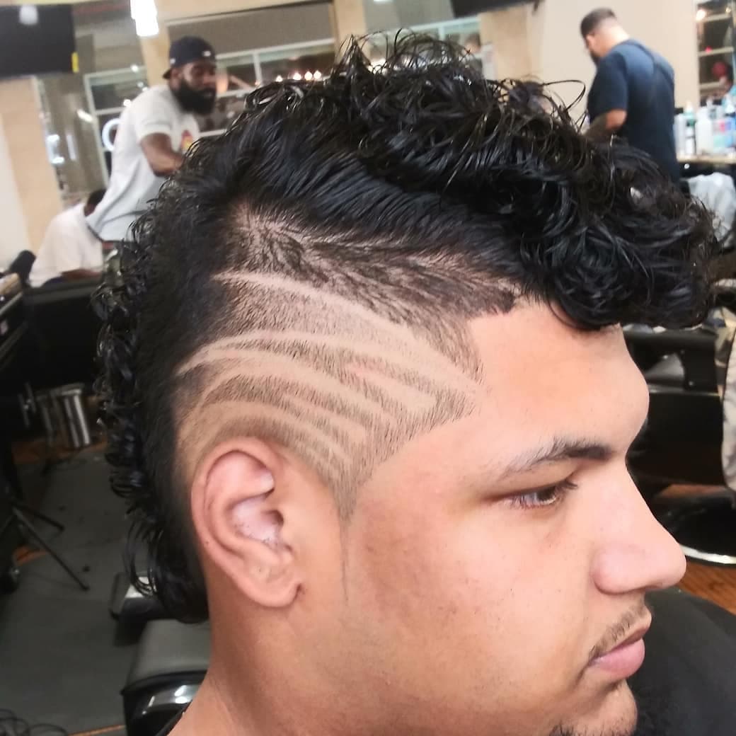 Freestyle hair design by DK, example 3
