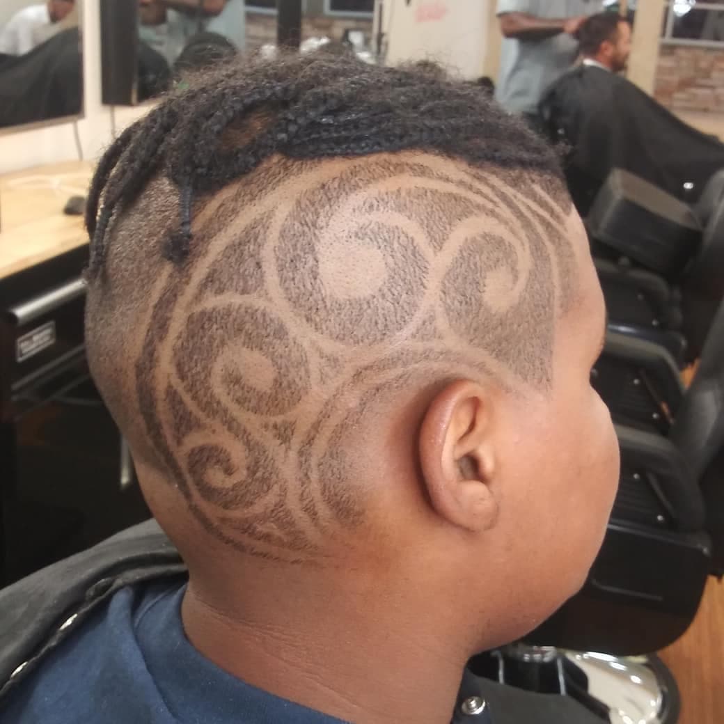 Freestyle hair design by DK, example 5