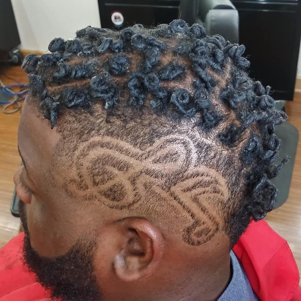 Freestyle hair design by DK, example 7