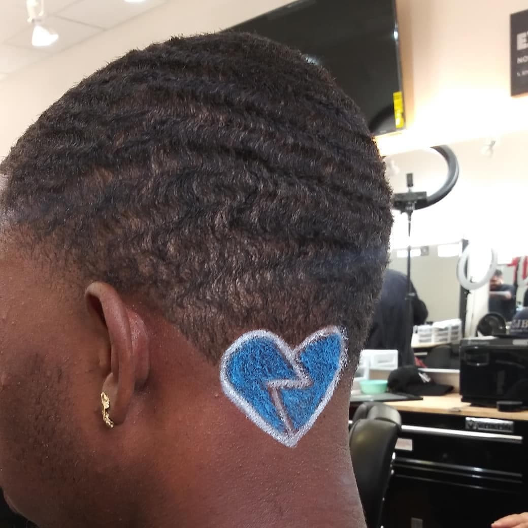 Freestyle hair design by DK, example 9